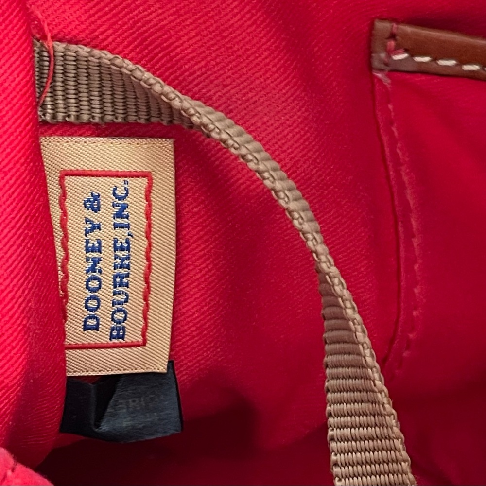 Vintage Dooney & Bourke Leather Pebble Grain Zip Structured Top Handle Bag - Picture 16 of 16